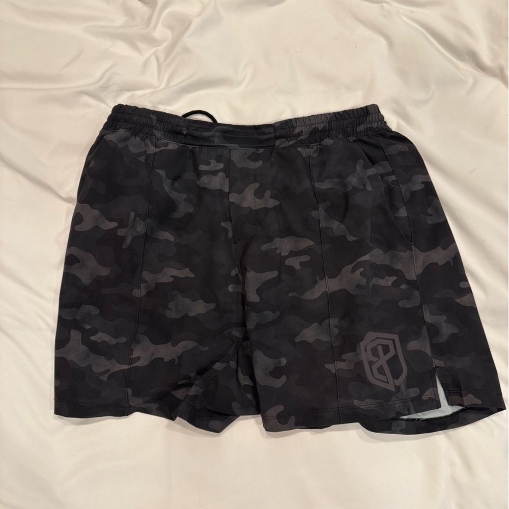 Born Primitive Black Camo Athletic Shorts